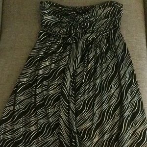 Express strapless dress